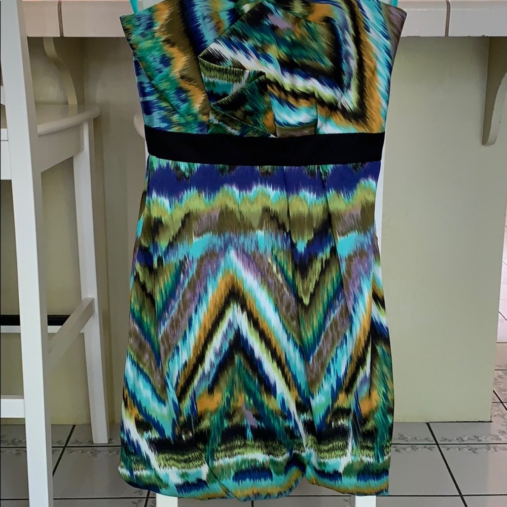 Max and Cleo strapless cocktail dress